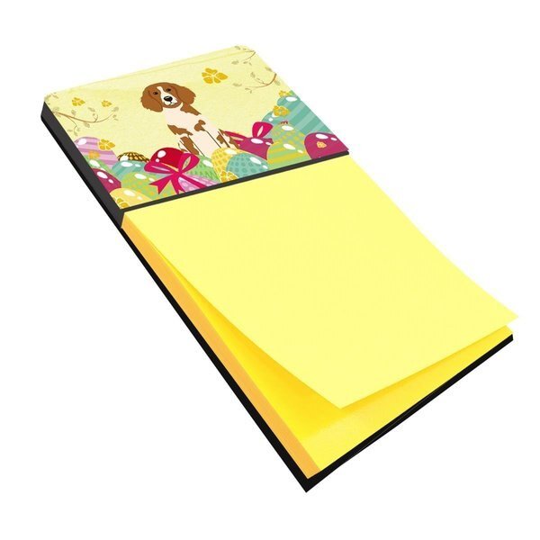 Easter Eggs Brittany Spaniel Sticky Note Holder, Carolines Treasures, Mfr#: BB6072SN